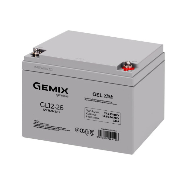 Аккумулятор для ИБП Gemix GL12-26