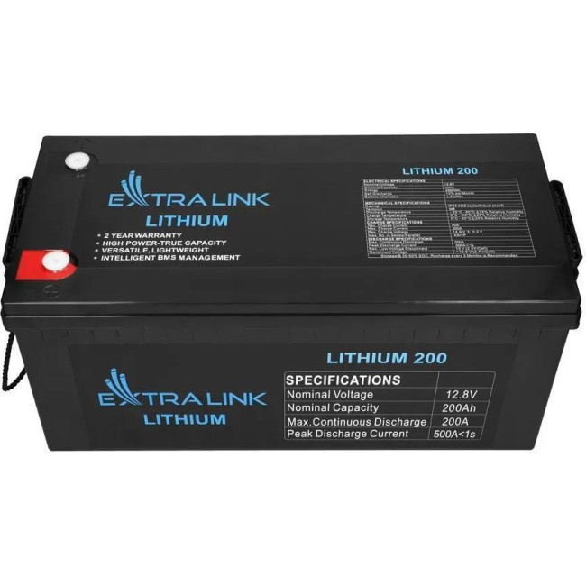 Аккумулятор Extralink LiFePO4 12.8V 200Ah (EX.30479)