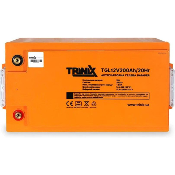 Аккумулятор для ИБП Trinix TGL12V200Ah/20Hr GEL (44-00064)