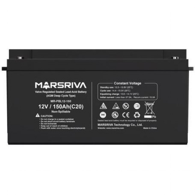 Marsriva AGM Deep-cycle 12V 150Ah (MR-PBL12-150)