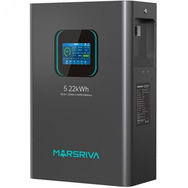 Marsriva LiFePO4 25.6V 200Ah BMS (MR-LFP24-200-WMD)