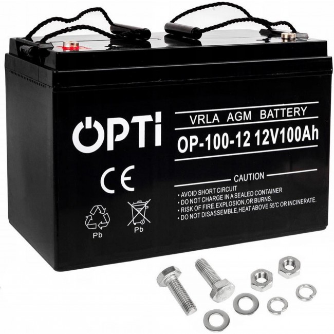Volt Polska OPTI AGM 12V 100Ah (6AKUV100AG)