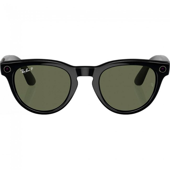 Ray-Ban Смарт-окуляри Meta Headliner Shiny Black Frame/Green Lenses (RW4009 601/9A 50-23)