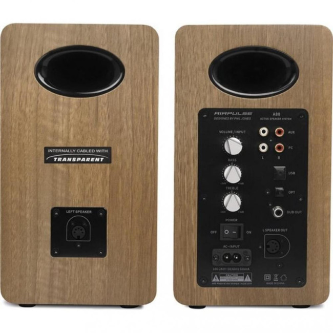 Мультимедийная акустика AirPulse A80 Brown