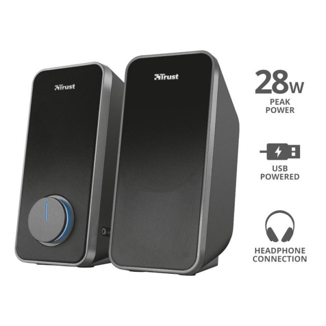Мультимедийная акустика Trust Arys Speaker Set USB Black (20179)