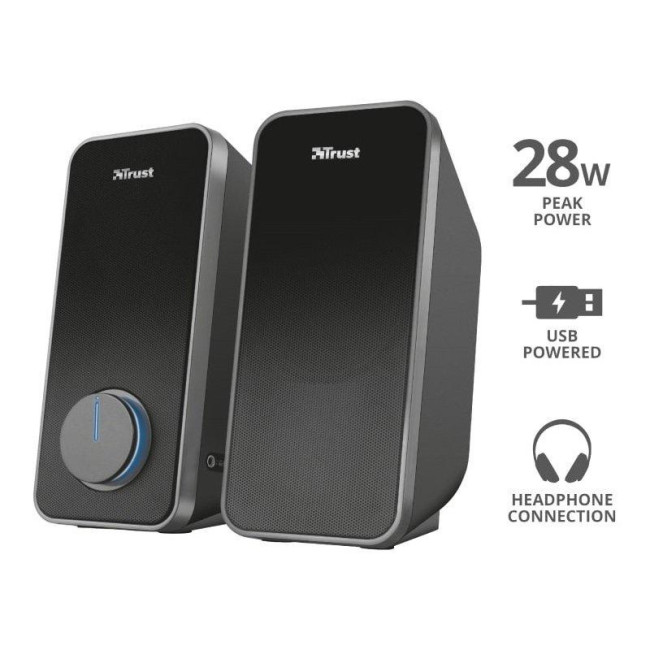 Мультимедийная акустика Trust Arys Speaker Set USB Black (20179)