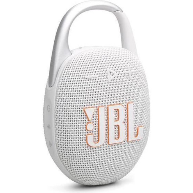 Портативная колонка JBL Clip 5 White (JBLCLIP5WHT)