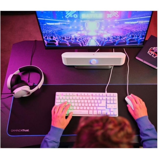 Trust GXT 619 Thorne RGB White (25110)