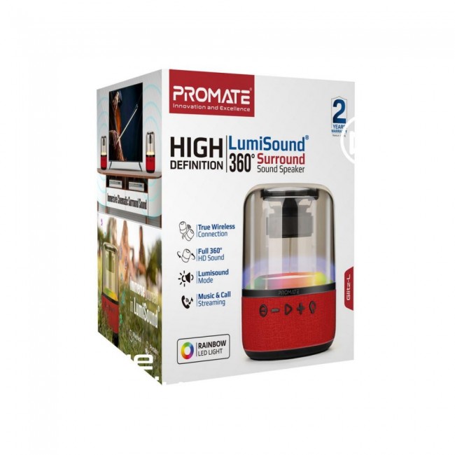 Promate Glitz-L Red (glitz-l.red)