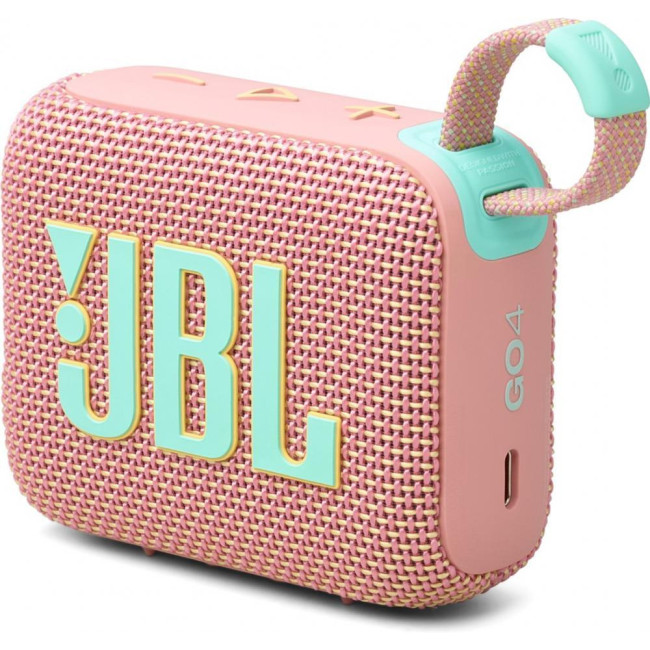 Портативная колонка JBL Go 4 Pink (JBLGO4PINK)