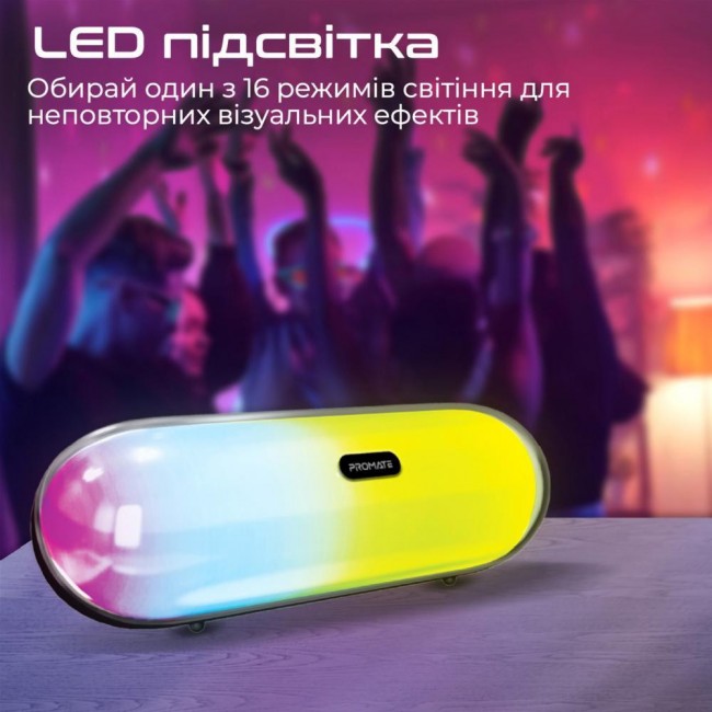 Promate Lumibar 10W Black (lumibar.black)