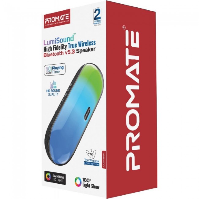 Promate Lumibar 10W Black (lumibar.black)