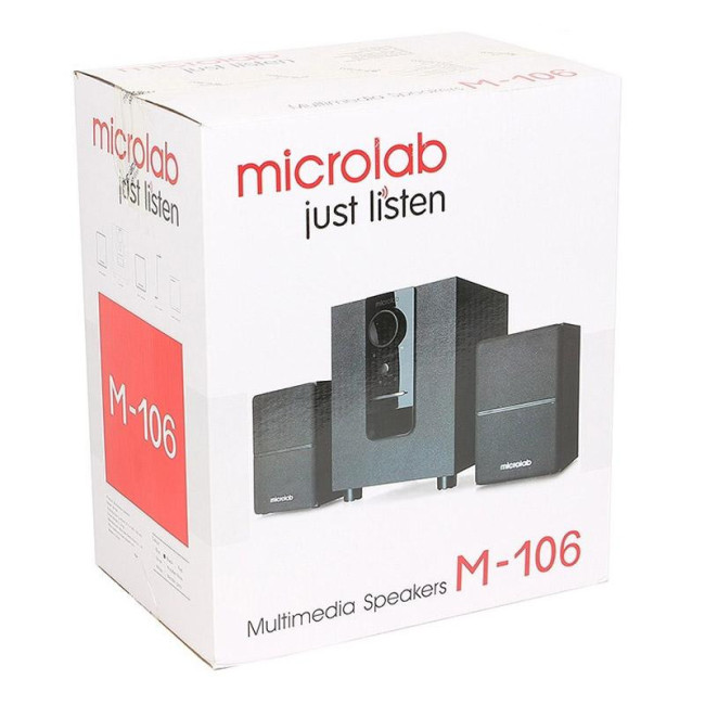 Мультимедийная акустика Microlab M-106 Black