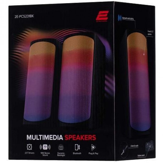 2E PCS231 RGB Matrix 2.0 USB Black (2E-PCS231BK)