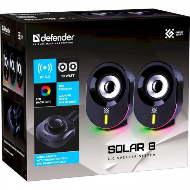Defender Solar 8 Black (65938)