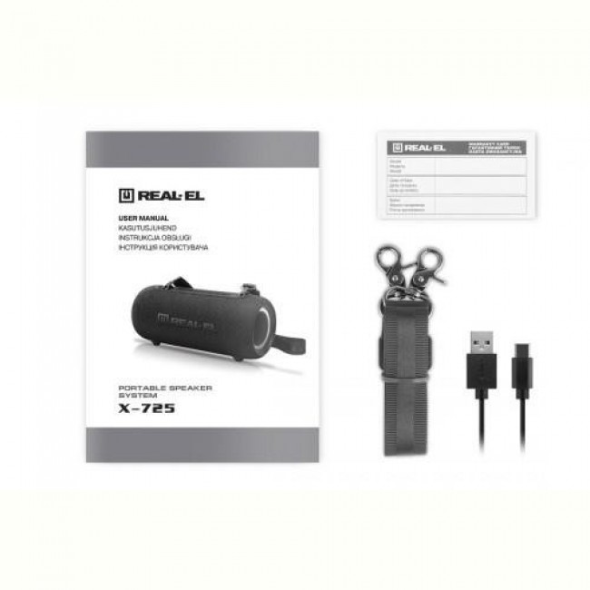 REAL-EL X-725 Black (EL121600028)