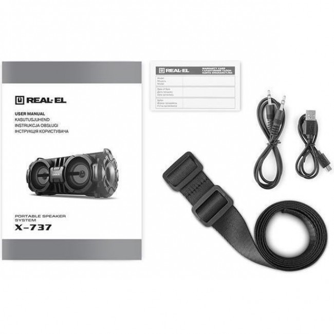 REAL-EL X-737 Black (EL121600016)