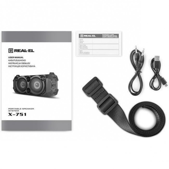 REAL-EL X-751 Black (EL121600017)