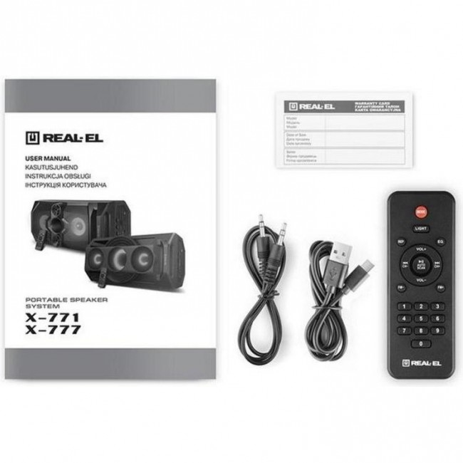 REAL-EL X-777 Black (EL121600019)