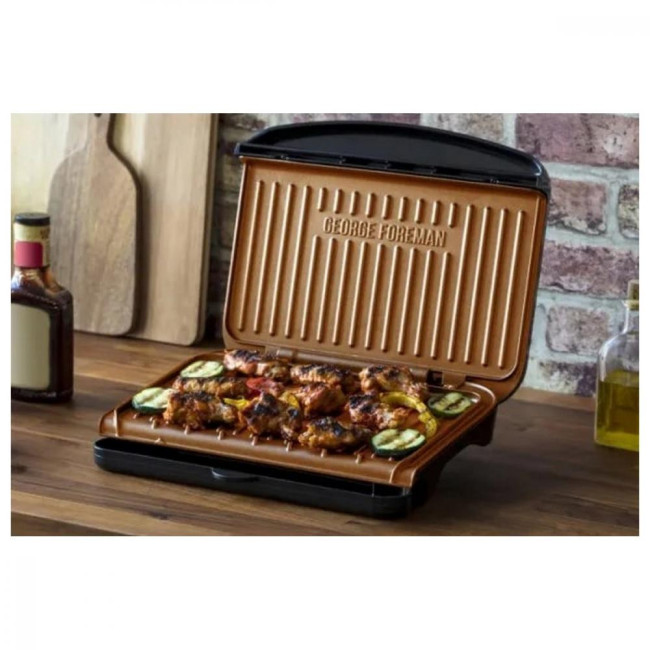 Электрогриль прижимной George Foreman Fit Grill Copper Medium 25811-56