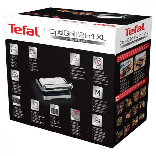 Гриль Tefal OptiGrill 2in1 XL GC782D30