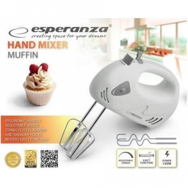 Esperanza Muffin Grey EKM007WE