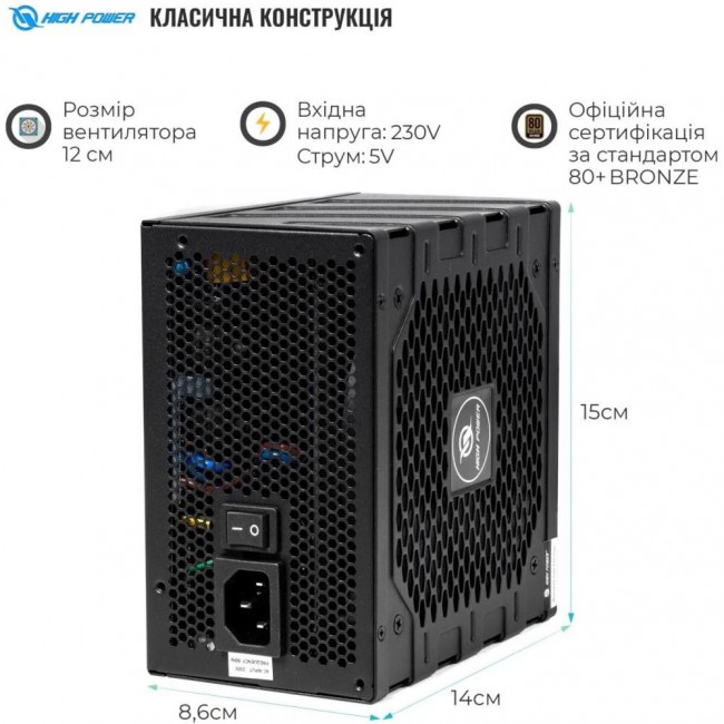 High Power Element BR-DD 750W (HP1-M750BR-H12S)
