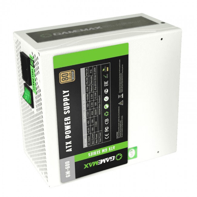 Блок питания GameMax GM-600 White