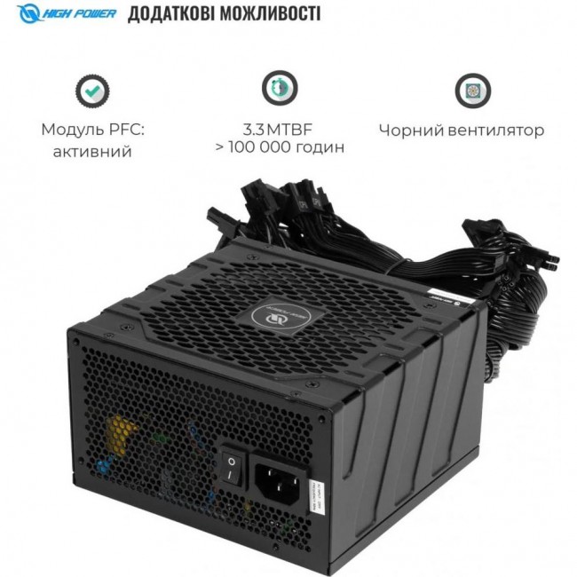 Блок питания High Power HP1-J GD F12S 600W (HP1-J600GD-F12S)