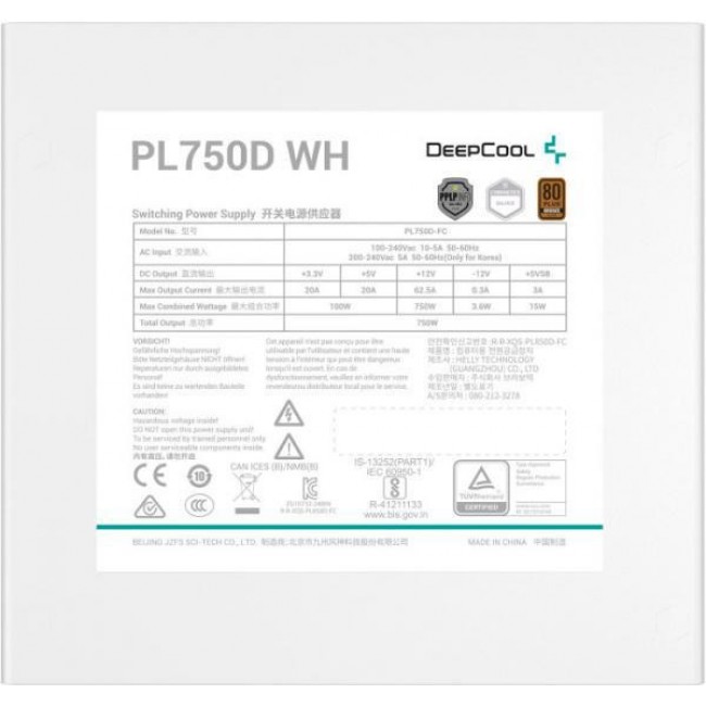 Deepcool PL750D V2 White (R-PL750D-FC0W-EU-V2)