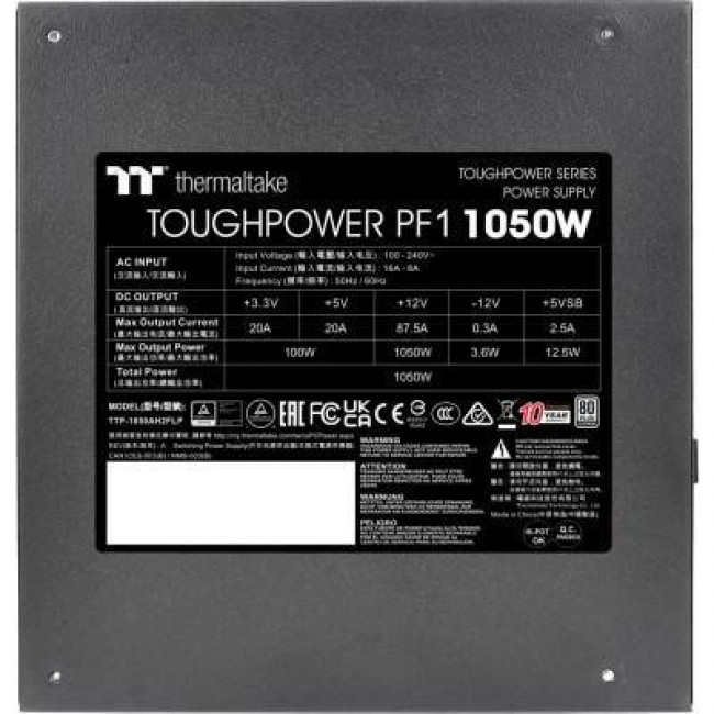 Блок питания Thermaltake Toughpower PF1 1050W (PS-TPD-1050FNFAPE-1)