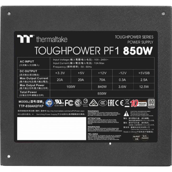 Thermaltake Toughpower PF1 850W (PS-TPD-0850FNFAPE-1)