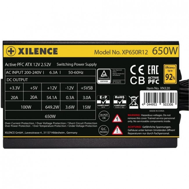 XILENCE XN320 650W (XP650R12)