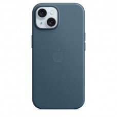 Apple iPhone 15 FineWoven Case with MagSafe - Pacific Blue (MT3G3)