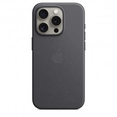 Apple iPhone 15 Pro FineWoven Case with MagSafe - Black (MT4H3)