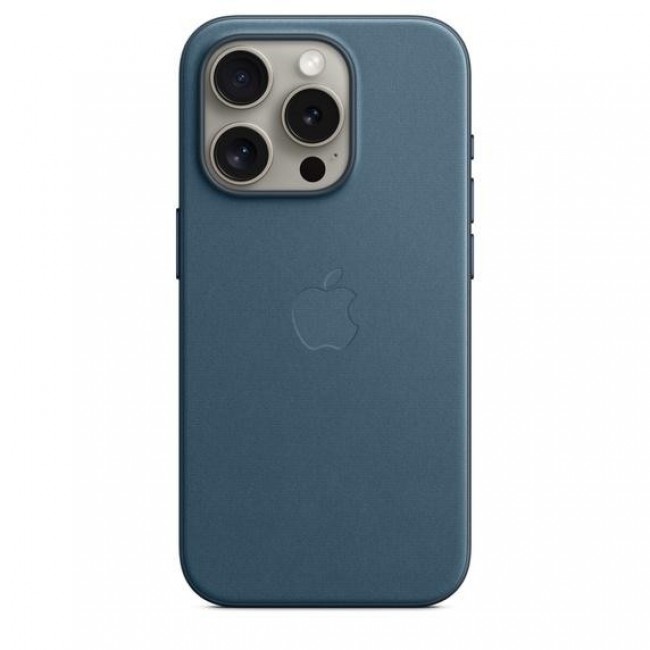 Apple iPhone 15 Pro FineWoven Case with MagSafe - Pacific Blue (MT4Q3)