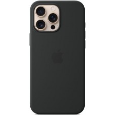 Силіконовий чохол з MagSafe для Apple iPhone 16 Pro Max - Чорний (MYYT3)