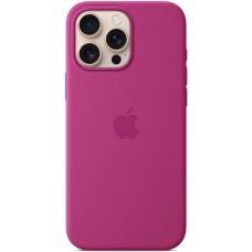 Apple iPhone 16 Pro Max Silicone Case with MagSafe - Fuchsia (MYYX3)