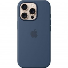 Apple iPhone 16 Pro Silicone Case with MagSafe - Denim (MYYK3)