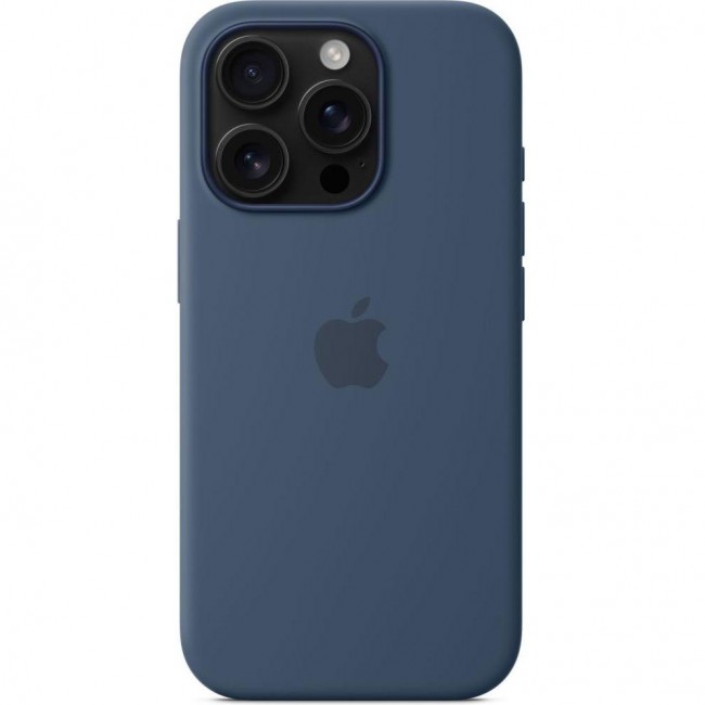 Apple iPhone 16 Pro Silicone Case with MagSafe - Denim (MYYK3)