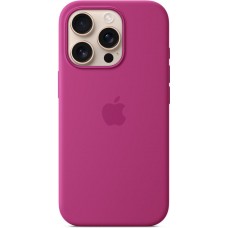 Apple iPhone 16 Pro Silicone Case with MagSafe - Fuchsia (MYYN3)