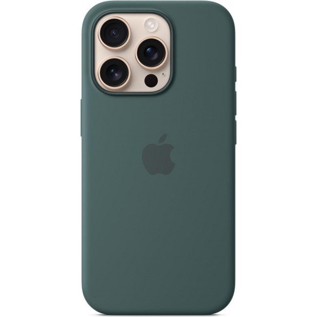 Apple iPhone 16 Pro Silicone Case with MagSafe - Lake Green (MYYR3)