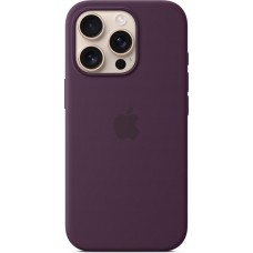Apple iPhone 16 Pro Silicone Case with MagSafe - Plum (MYYM3)