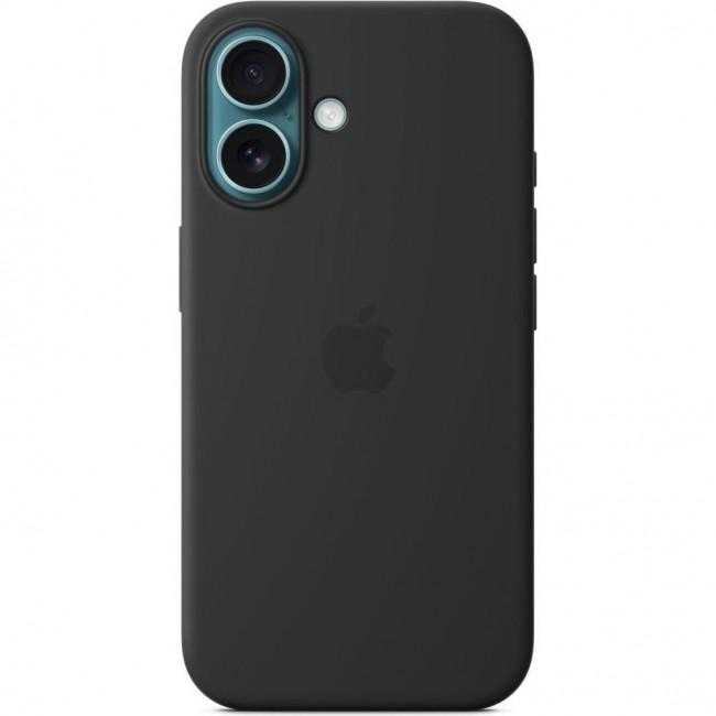 Apple iPhone 16 Silicone Case with MagSafe - Black (MYY13)