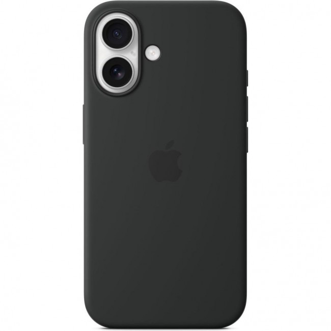 Apple iPhone 16 Silicone Case with MagSafe - Black (MYY13)