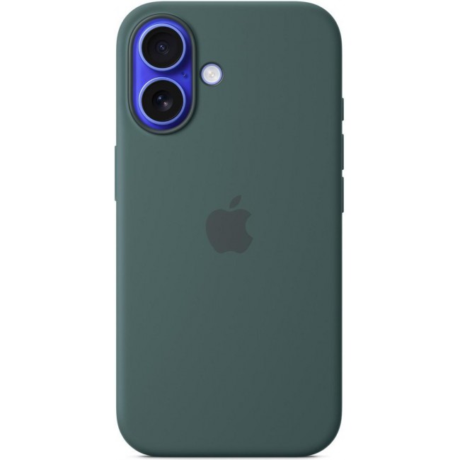 Apple iPhone 16 Silicone Case with MagSafe - Lake Green (MYY83)