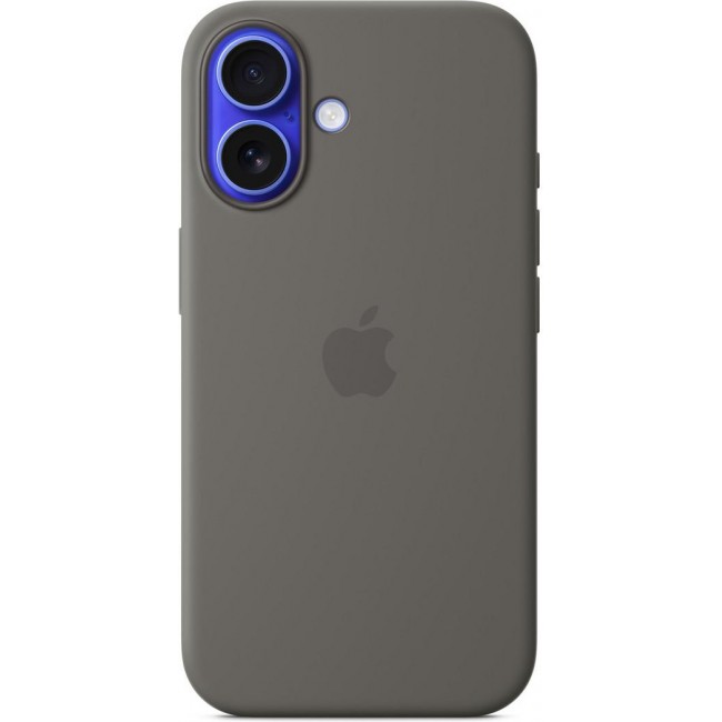 Apple iPhone 16 Silicone Case with MagSafe - Stone Gray (MYY33)