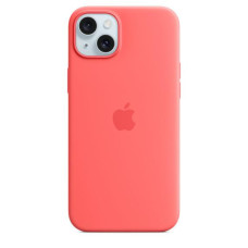 Apple iPhone 15 Plus Silicone Case with MagSafe - Guava (MT163)