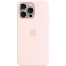 Apple iPhone 15 Pro Max Silicone Case with MagSafe - Light Pink (MT1U3)