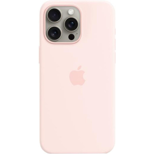 Чехол для смартфона Apple iPhone 15 Pro Max Silicone Case with MagSafe - Light Pink (MT1U3)